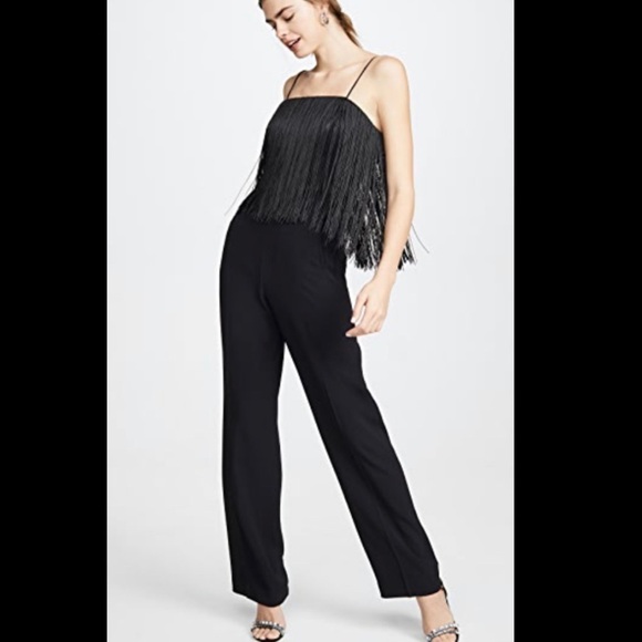 𝅺BNWT Club Monaco Fringe Jumpsuit - Picture 1 of 15